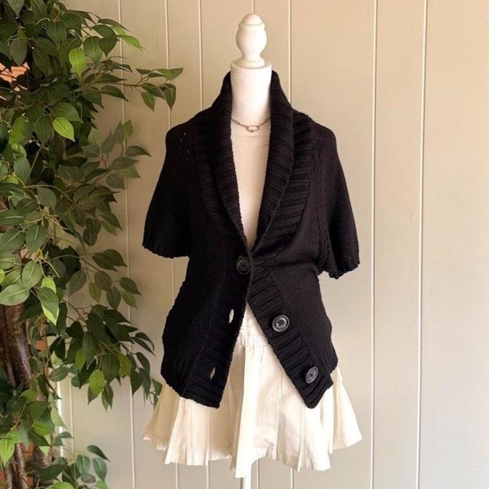 Old Navy Black Knit Cardigan Top Women's Size Xs